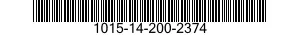 1015-14-200-2374 AXE DE COMMANDE DE 1015142002374 142002374