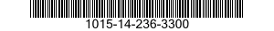 1015-14-236-3300 TUBE,CANNON 1015142363300 142363300