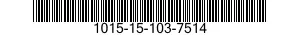 1015-15-103-7514 NUT,SELF-LOCKING,ROUND 1015151037514 151037514