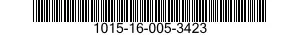 1015-16-005-3423 INSULATION BLANKET,GUN BARREL 1015160053423 160053423