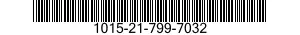 1015-21-799-7032 NUT,PLAIN,HEXAGON 1015217997032 217997032