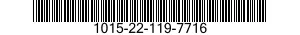 1015-22-119-7716 PLATE 1015221197716 221197716