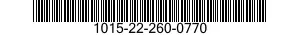 1015-22-260-0770  1015222600770 222600770