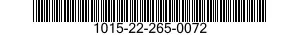 1015-22-265-0072 CAM 1015222650072 222650072