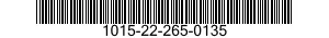 1015-22-265-0135 SEAL, RUBBER SPECIA 1015222650135 222650135