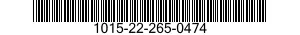 1015-22-265-0474 SPRING,HELICAL,COMPRESSION 1015222650474 222650474