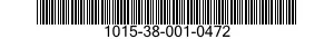 1015-38-001-0472 COVER,GUN MUZZLE 1015380010472 380010472