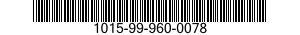 1015-99-960-0078  1015999600078 999600078