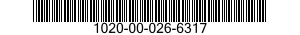 1020-00-026-6317  1020000266317 000266317