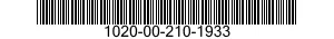 1020-00-210-1933 PLUG,SCREW 1020002101933 002101933