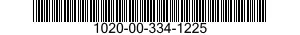 1020-00-334-1225 BRACKET,LEFT HAND 1020003341225 003341225