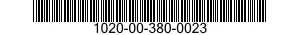 1020-00-380-0023  1020003800023 003800023