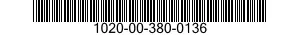 1020-00-380-0136  1020003800136 003800136