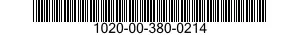 1020-00-380-0214  1020003800214 003800214