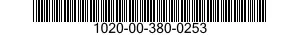 1020-00-380-0253  1020003800253 003800253