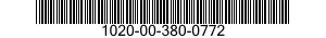 1020-00-380-0772 LEVER,BREECHBLOCK,COCKING 1020003800772 003800772