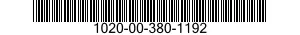 1020-00-380-1192  1020003801192 003801192