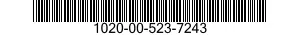 1020-00-523-7243  1020005237243 005237243