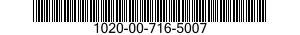 1020-00-716-5007  1020007165007 007165007