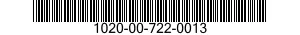 1020-00-722-0013  1020007220013 007220013