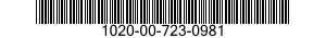 1020-00-723-0981  1020007230981 007230981