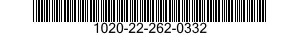 1020-22-262-0332  1020222620332 222620332