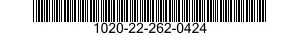 1020-22-262-0424  1020222620424 222620424