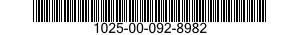 1025-00-092-8982 SCREW,CAP,SOCKET HEAD 1025000928982 000928982