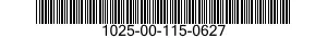 1025-00-115-0627 CYLINDER ASSEMBLY,LONG STROKE,RAMMER MOUNT 1025001150627 001150627