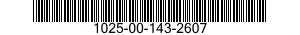 1025-00-143-2607  1025001432607 001432607
