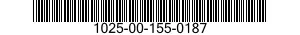 1025-00-155-0187  1025001550187 001550187