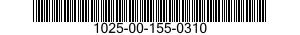 1025-00-155-0310  1025001550310 001550310