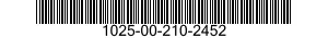 1025-00-210-2452  1025002102452 002102452