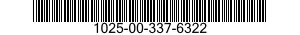 1025-00-337-6322  1025003376322 003376322