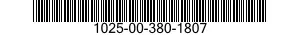 1025-00-380-1807  1025003801807 003801807