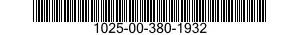 1025-00-380-1932  1025003801932 003801932