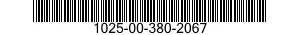 1025-00-380-2067  1025003802067 003802067
