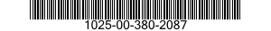 1025-00-380-2087  1025003802087 003802087