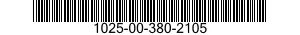 1025-00-380-2105  1025003802105 003802105