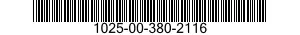 1025-00-380-2116  1025003802116 003802116