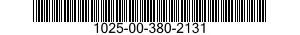1025-00-380-2131  1025003802131 003802131