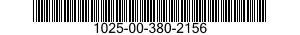 1025-00-380-2156  1025003802156 003802156