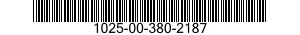 1025-00-380-2187  1025003802187 003802187