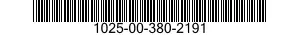 1025-00-380-2191  1025003802191 003802191