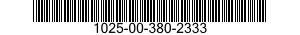 1025-00-380-2333  1025003802333 003802333