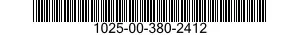 1025-00-380-2412  1025003802412 003802412