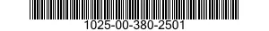 1025-00-380-2501  1025003802501 003802501