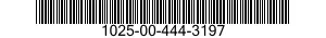 1025-00-444-3197  1025004443197 004443197
