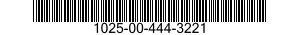 1025-00-444-3221  1025004443221 004443221