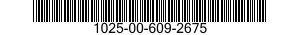 1025-00-609-2675  1025006092675 006092675